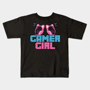 Gamer Girl Gaming Kids T-Shirt